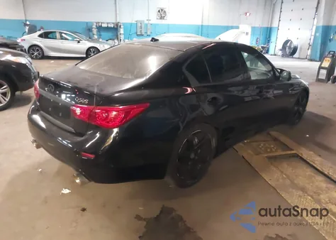 2014 Infiniti Q50 Sport z USA, uszkodzony, nr VIN JN1BV7AR1EM688724